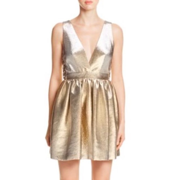 Sandro Dresses & Skirts - Sandro Paris Goldie Metallic Dress